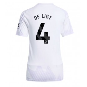 Manchester United Matthijs de Ligt #4 Borta Kläder Dam 2025-26 Kortärmad